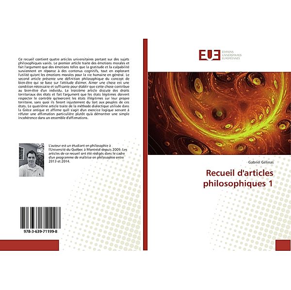 Recueil d'articles philosophiques 1, Gabriel Gélinas
