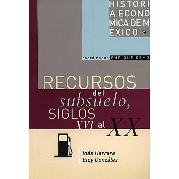 Recursos del subsuelo, siglos XVI al XX / Historia económica de México, Inés Herrera, Eloy González