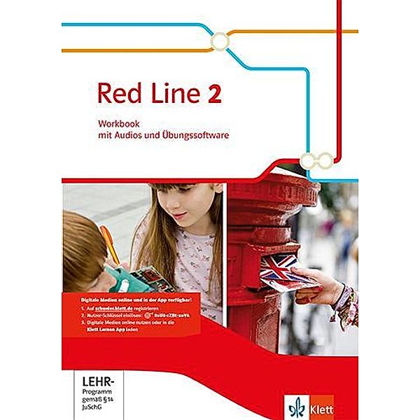 Red Line. Ausgabe ab 2014 - 6. Klasse, Workbook mit Audio-CD und CD-ROM