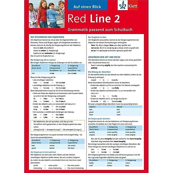 Red Line: Bd.2 Auf einen Blick: Grammatik passend zum Schulbuch, Sabine Schlimm
