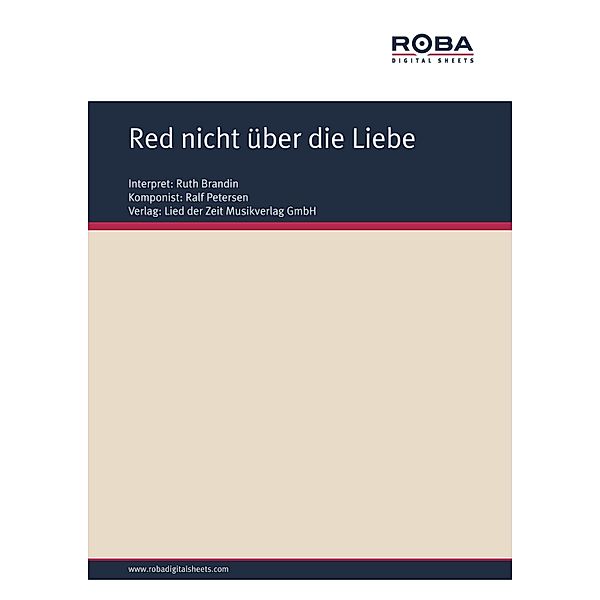 Red nicht über die Liebe, Ralf Petersen, Dieter Schneider