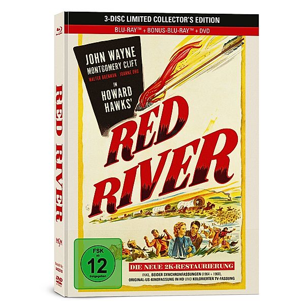 Red River: Panik am roten Fluss - 3-Disc Limited Collector's Edition im Mediabook, John Wayne