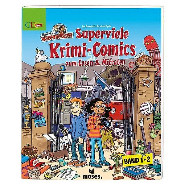 Redaktion Wadenbeisser / 1+2 / Redaktion Wadenbeisser Superviele Krimi-Comics, Doppelband, Ina Rometsch