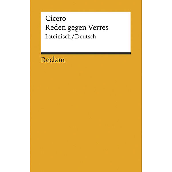 Reden gegen Verres. Gesamtausgabe, Cicero