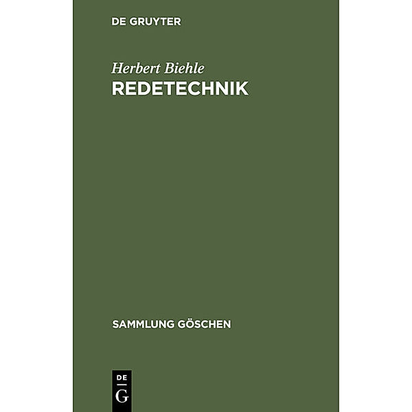 Redetechnik, Herbert Biehle