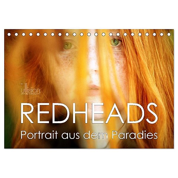 REDHEADS - Portrait aus dem Paradies (Tischkalender 2024 DIN A5 quer), CALVENDO Monatskalender, Ulrich Allgaier (Ullision)