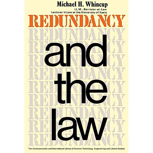 Redundancy and the Law, Michael H. Whincup