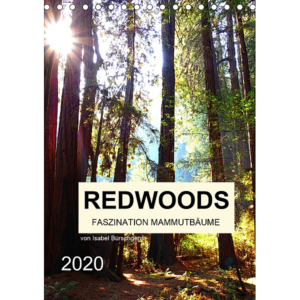 Redwoods - Faszination Mammutbäume (Tischkalender 2020 DIN A5 hoch), Isabel Bürschgens