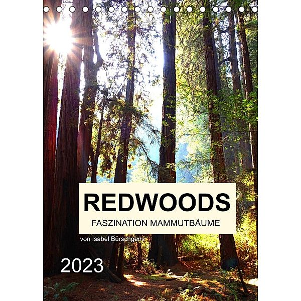 Redwoods - Faszination Mammutbäume (Tischkalender 2023 DIN A5 hoch), Isabel Bürschgens