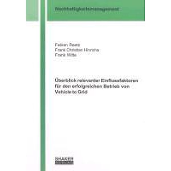 Reetz, F: Überblick relevanter Einflussfaktoren für den erfo, Fabian Reetz, Frank Christian Hinrichs, Frank Witte