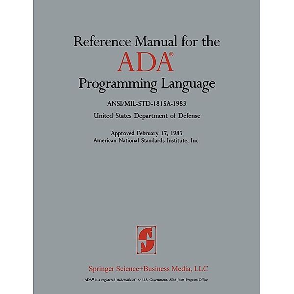 Reference Manual for the ADA® Programming Language, United States Department Of Defense