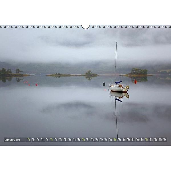 Reflections of Scotland / UK-Version (Wall Calendar 2019 DIN A3 Landscape), Martina Cross