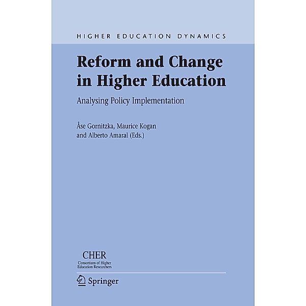 Reform and Change in Higher Education / Higher Education Dynamics Bd.8