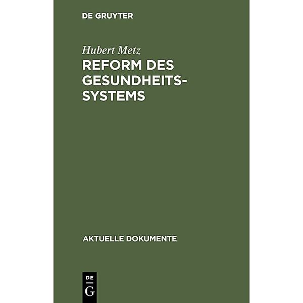 REFORM D GESUNDHEITSSYSTEMS ADO