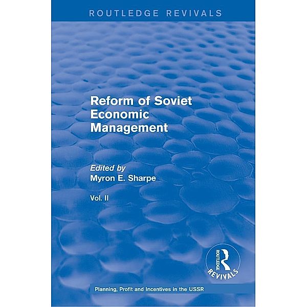 Reform of Soviet Economic Management