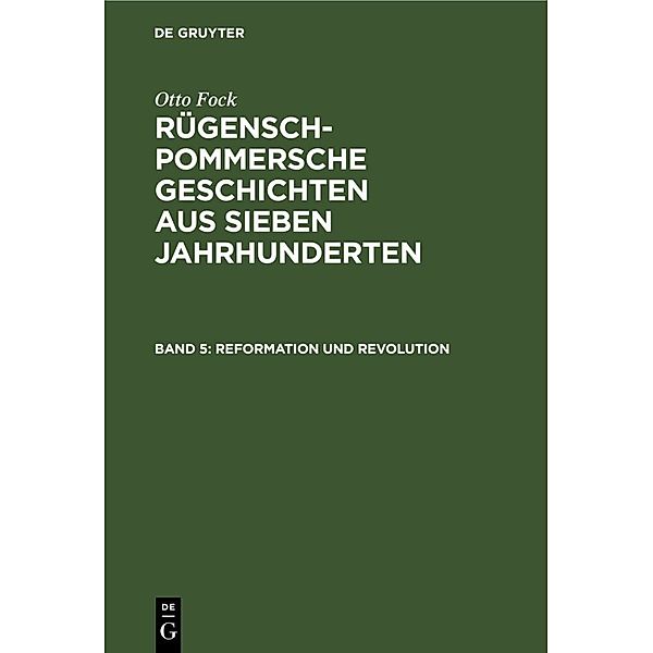 Reformation und Revolution, Otto Fock