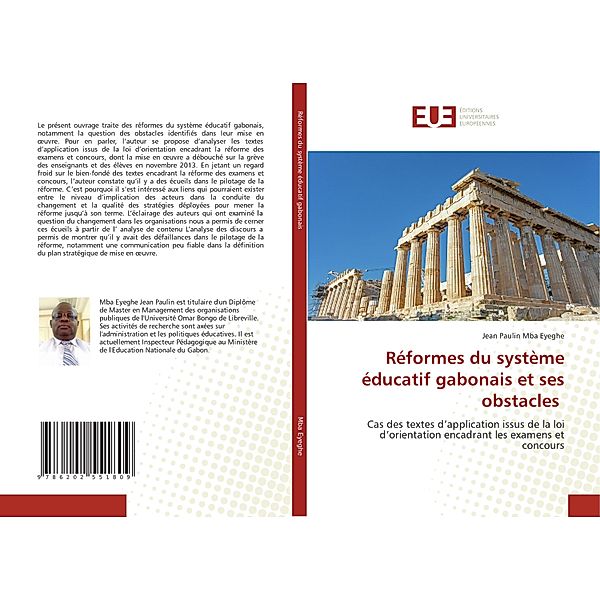 Réformes du système éducatif gabonais et ses obstacles, Jean Paulin Mba Eyeghe