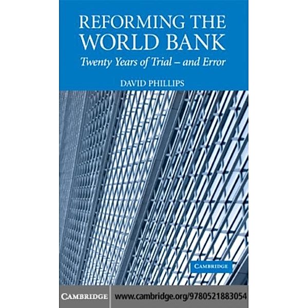 Reforming the World Bank, David A. Phillips
