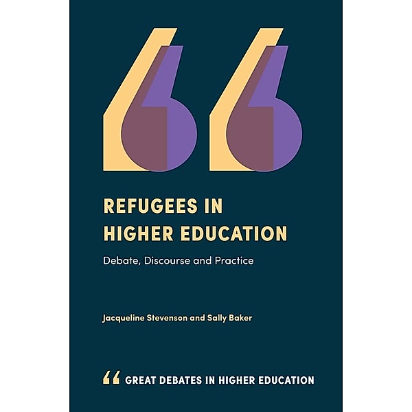 Refugees in Higher Education, Jacqueline Stevenson