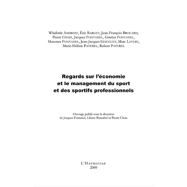 Regards sur l'economie et le management du sport et des spor / Hors-collection, Yannick Le Pape