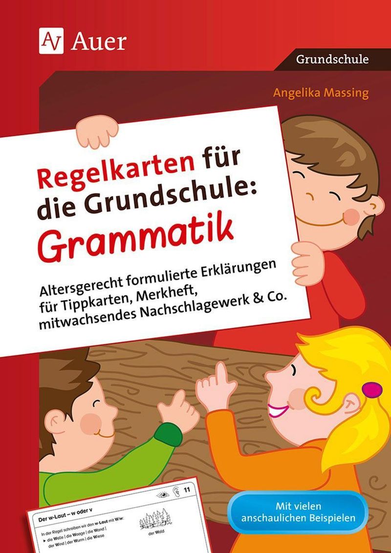 Regelkarten für die Grundschule: Grammatik Buch versandkostenfrei