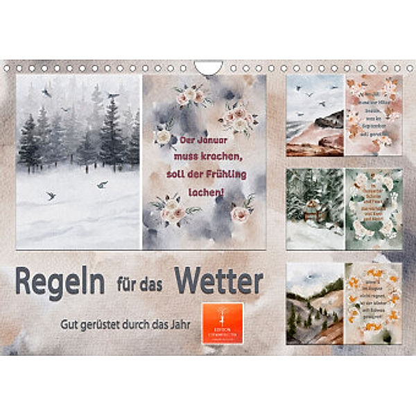 Regeln für das Wetter (Wandkalender 2022 DIN A4 quer), Peter Roder