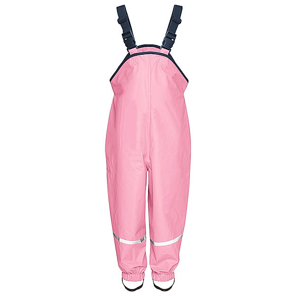 Playshoes Regen-Latzhose BASIC in rosa (Größe: 104)