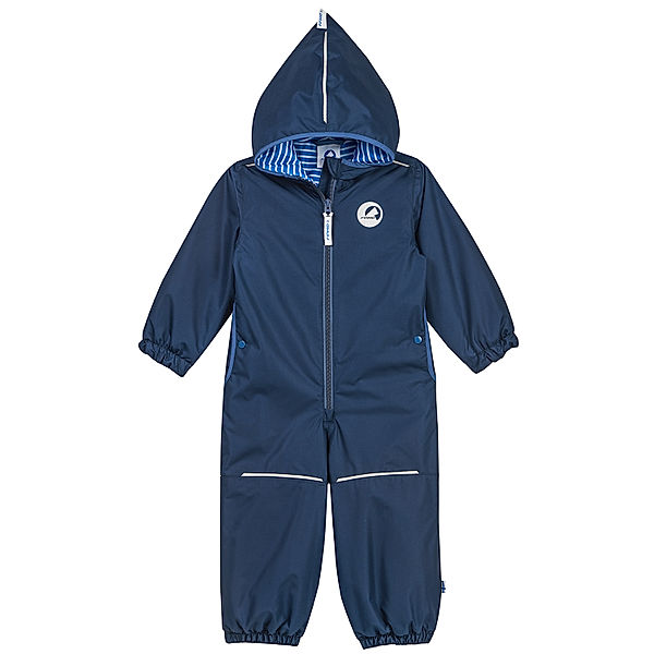 finkid Regen-Overall PIKKUMINI mit Innenfleece in navy