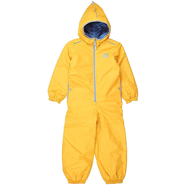 finkid Regen-Overall PIKKUMINI mit Innenfleece in yellow