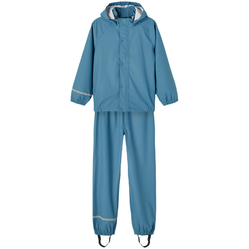 Regen-Set NKNDRY RAIN 2-teilig in real teal