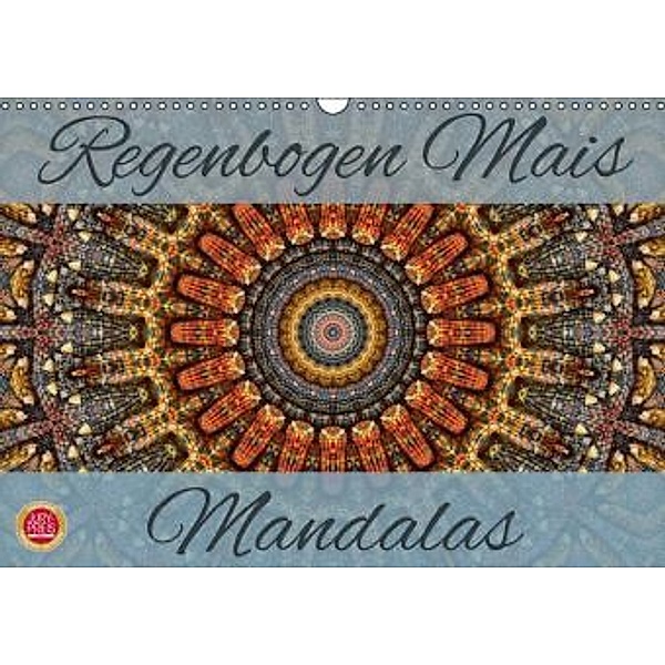 Regenbogen Mais Mandalas (Wandkalender 2016 DIN A3 quer), Martina Cross