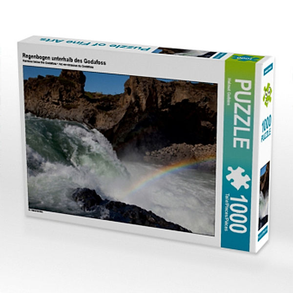 Regenbogen unterhalb des Godafoss (Puzzle), Helmut Gulbins