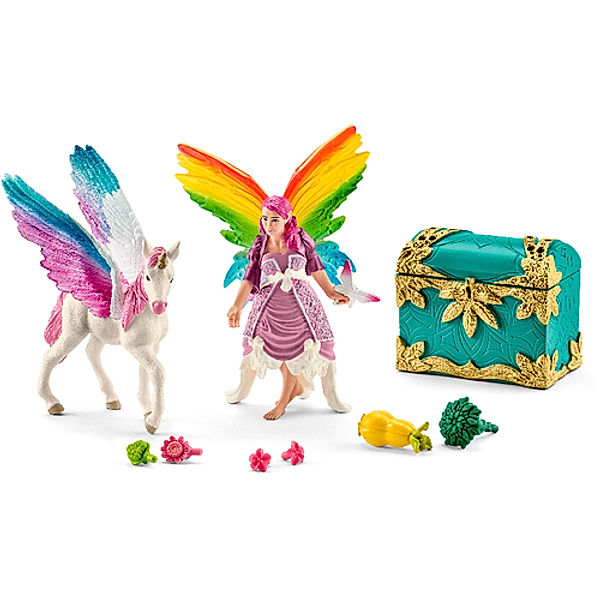 schleich® Regenbogenelfe Lis mit Pegasus Fohlen