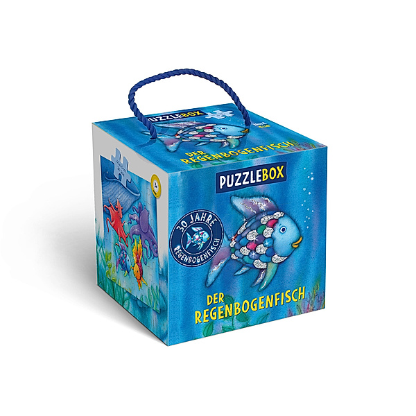 Nord-Süd-Verlag Regenbogenfisch Puzzlebox, 36 Teile, Marcus Pfister