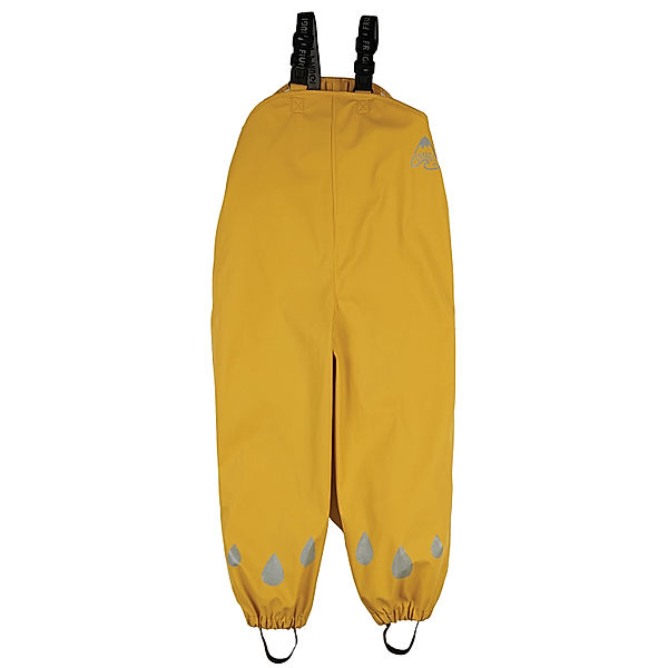 frugi Regenhose PUDDLE BUSTER mit Hosenträgern in bumble bee