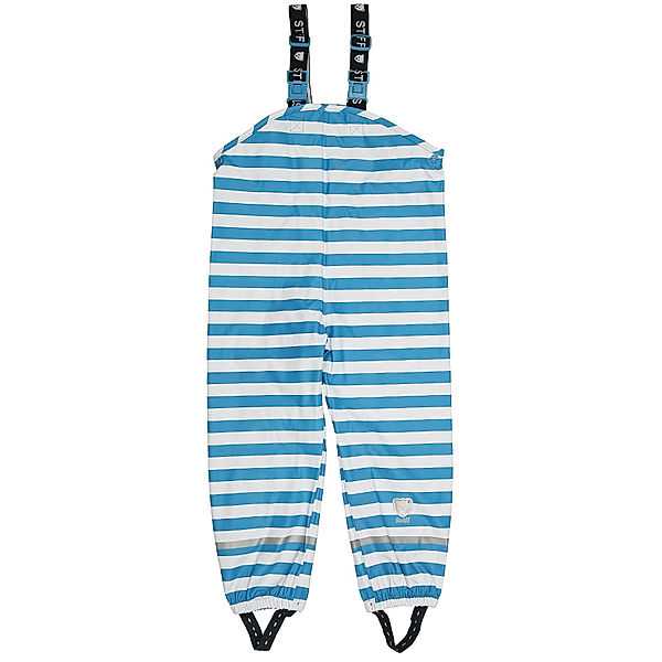 Steiff Regenhose STRIPES ALLOVER mit Hosenträgern in blau/weiß (Größe: 86)