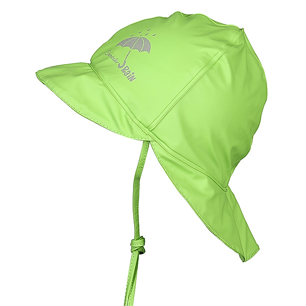 Sterntaler Regenhut RAINY mit Nackenschutz in grün