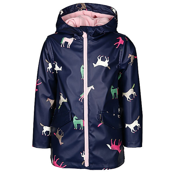 Tom Joule® Regenjacke HORSES mit Innenfleece in navy