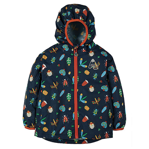 frugi Regenjacke RAIN OR SHINE – BUGS in dunkelblau