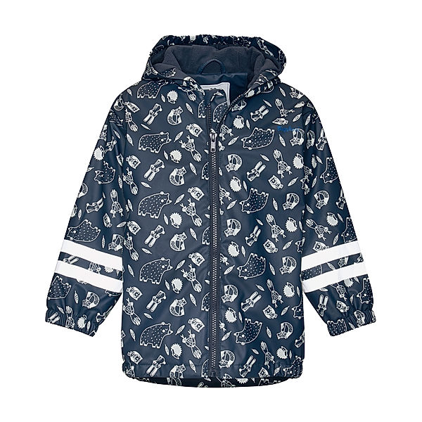 Playshoes Regenjacke WALDTIERE in marine