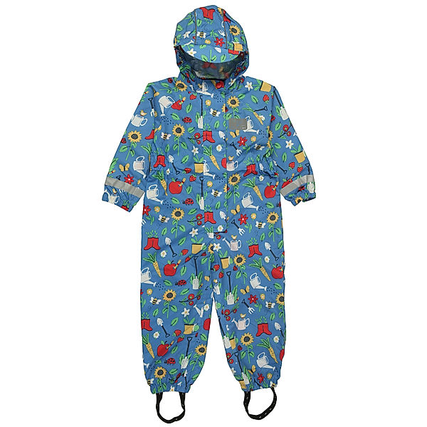 frugi Regenoverall RAIN OR SHINE - GARDEN in blau