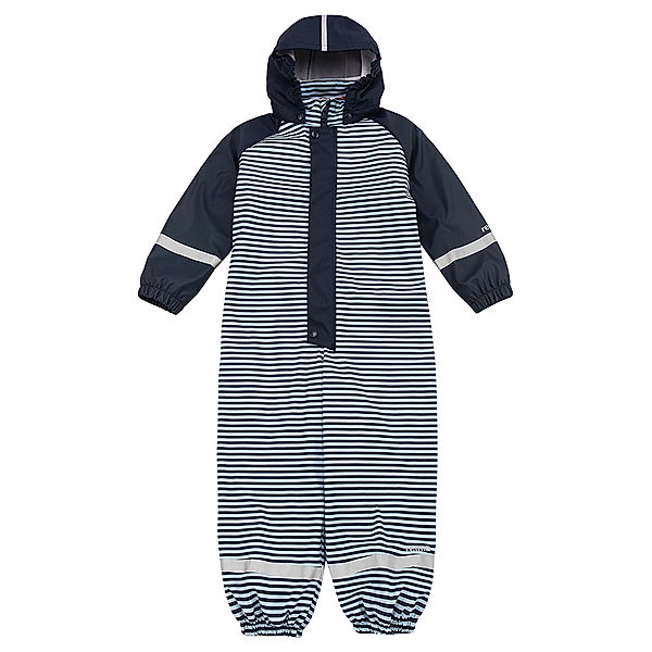 Reima Regenoverall ROISKE gestreift in navy/hellblau