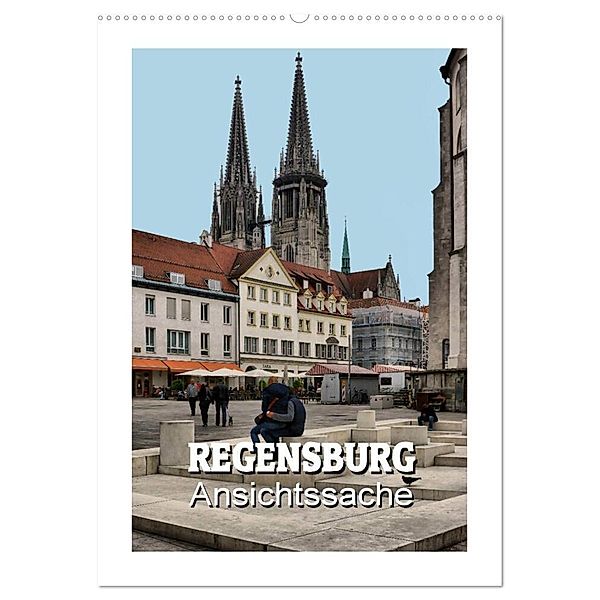 Regensburg - Ansichtssache (Wandkalender 2024 DIN A2 hoch), CALVENDO Monatskalender, Thomas Bartruff