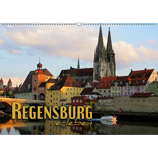 Regensburg erleben (Wandkalender 2019 DIN A2 quer), Renate Bleicher