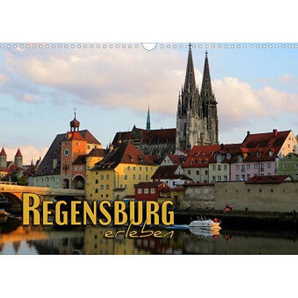 Regensburg erleben (Wandkalender 2022 DIN A3 quer), Renate Bleicher