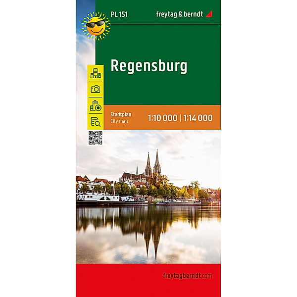 Regensburg, Stadtplan 1:14.000
