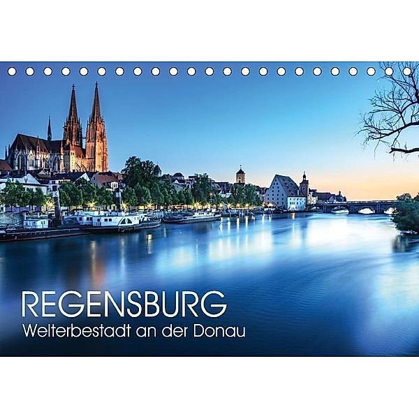 Regensburg - Welterbestadt an der Donau (Tischkalender 2017 DIN A5 quer), Val Thoermer