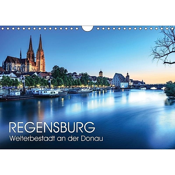 Regensburg - Welterbestadt an der Donau (Wandkalender 2017 DIN A4 quer), Val Thoermer