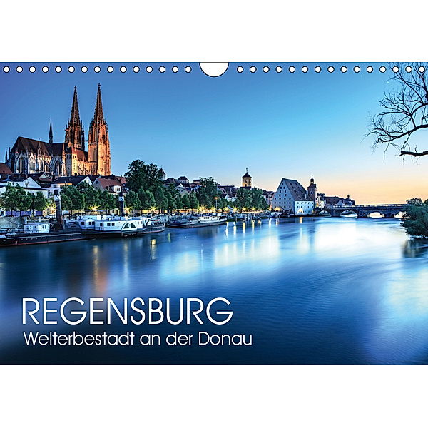 Regensburg - Welterbestadt an der Donau (Wandkalender 2019 DIN A4 quer), Val Thoermer