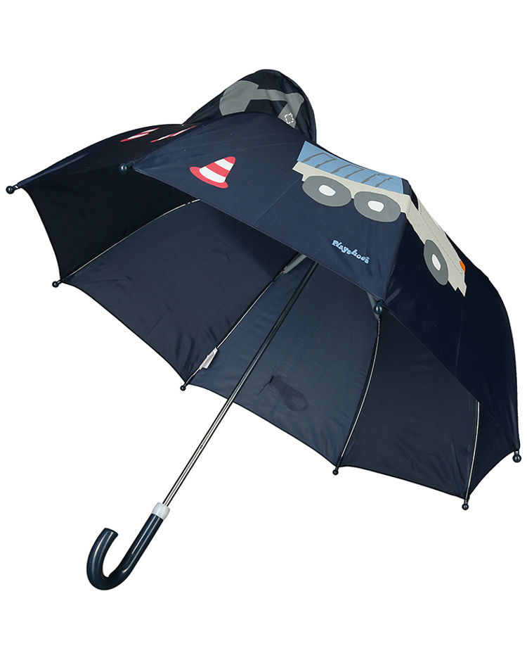Regenschirm BAUSTELLE in dunkelblau kaufen | tausendkind.ch